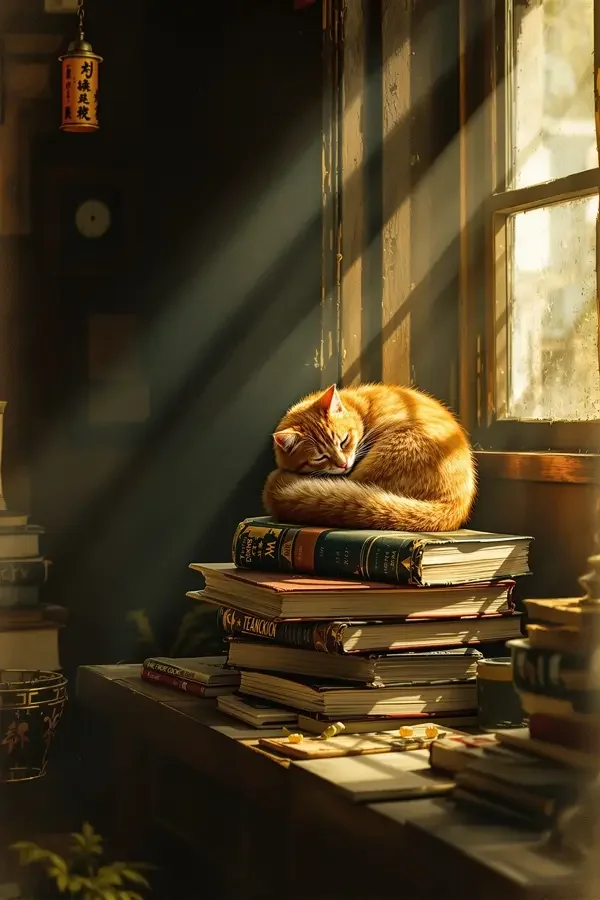 猫与旧书店